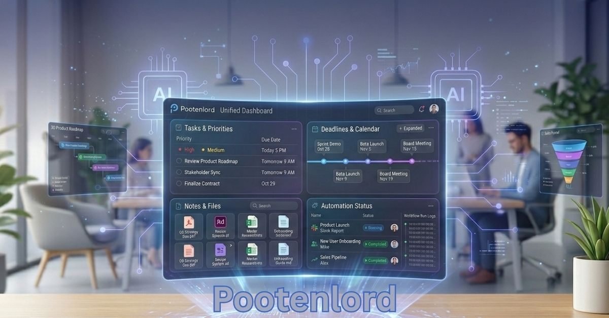 Pootenlord: One Dashboard to Work Faster with AI Daily