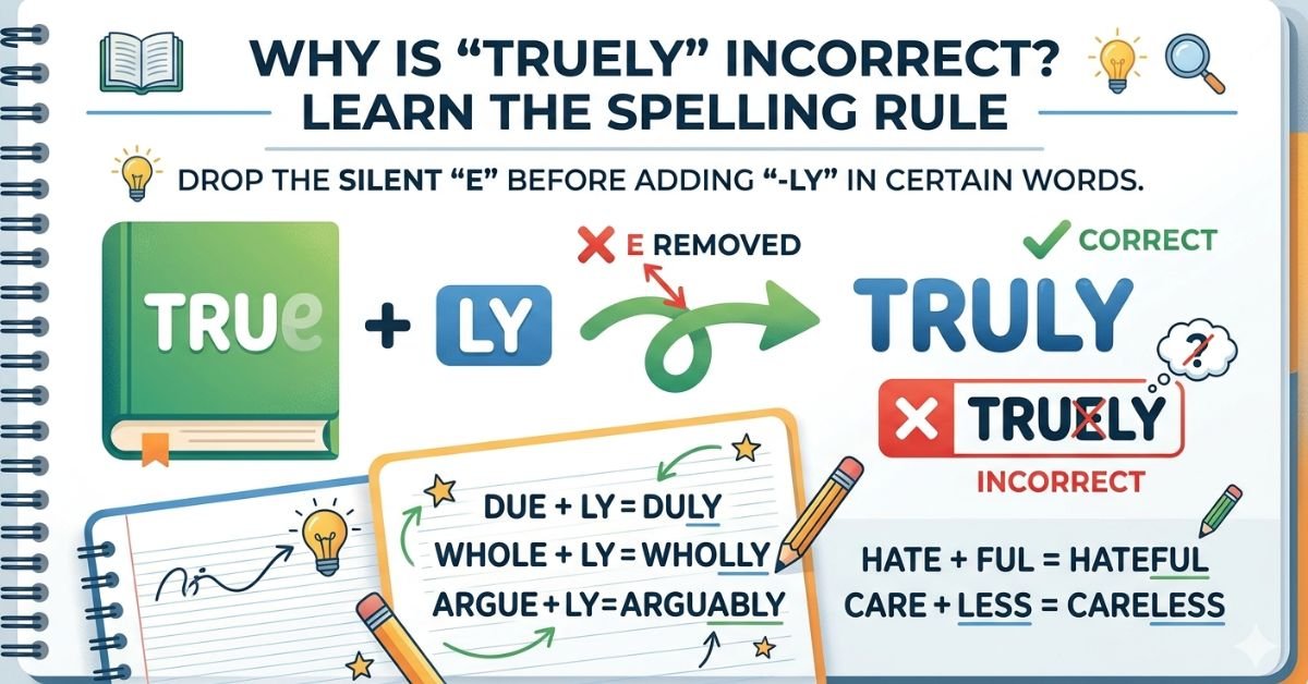 Truely or Truly: Which Spelling Is Correct?