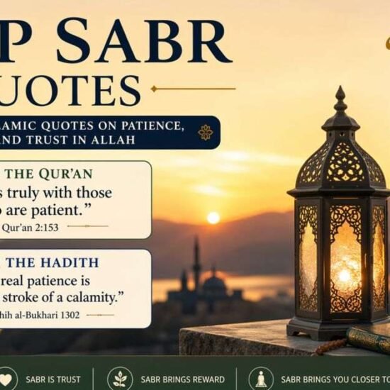Deep Sabr Quotes from Quran and Hadith