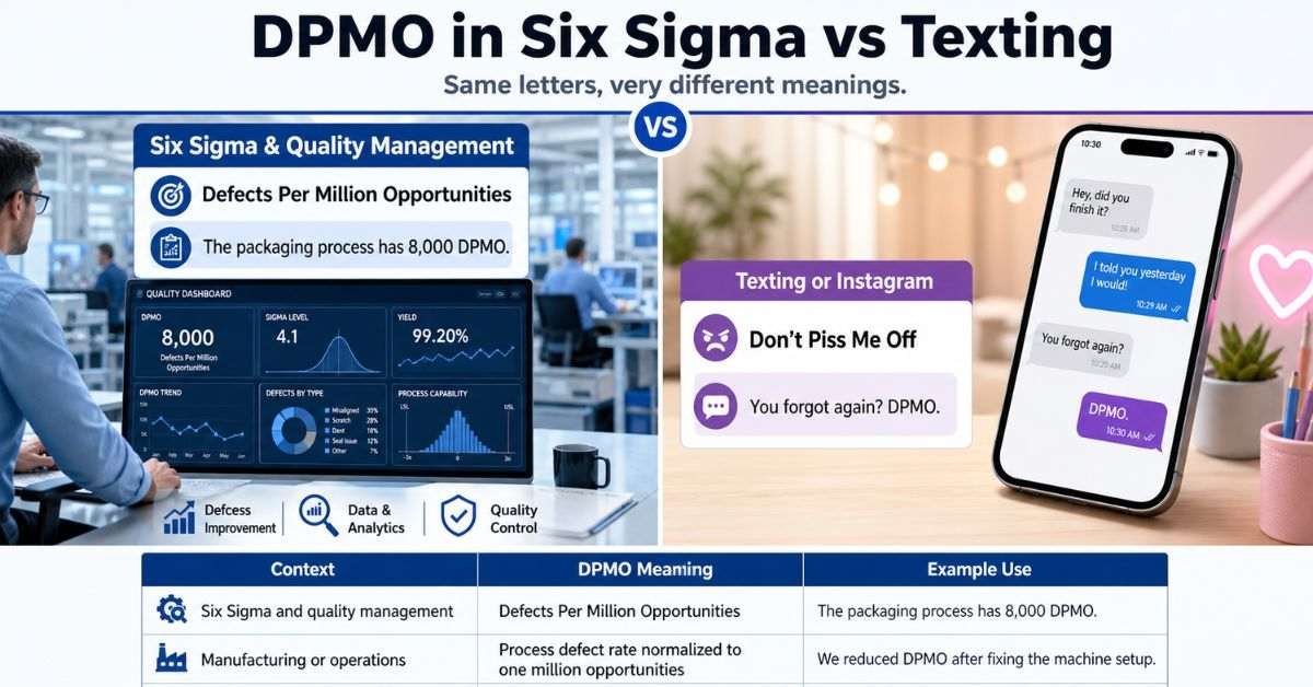DPMO Meaning: Formula, Examples, and Six Sigma Use