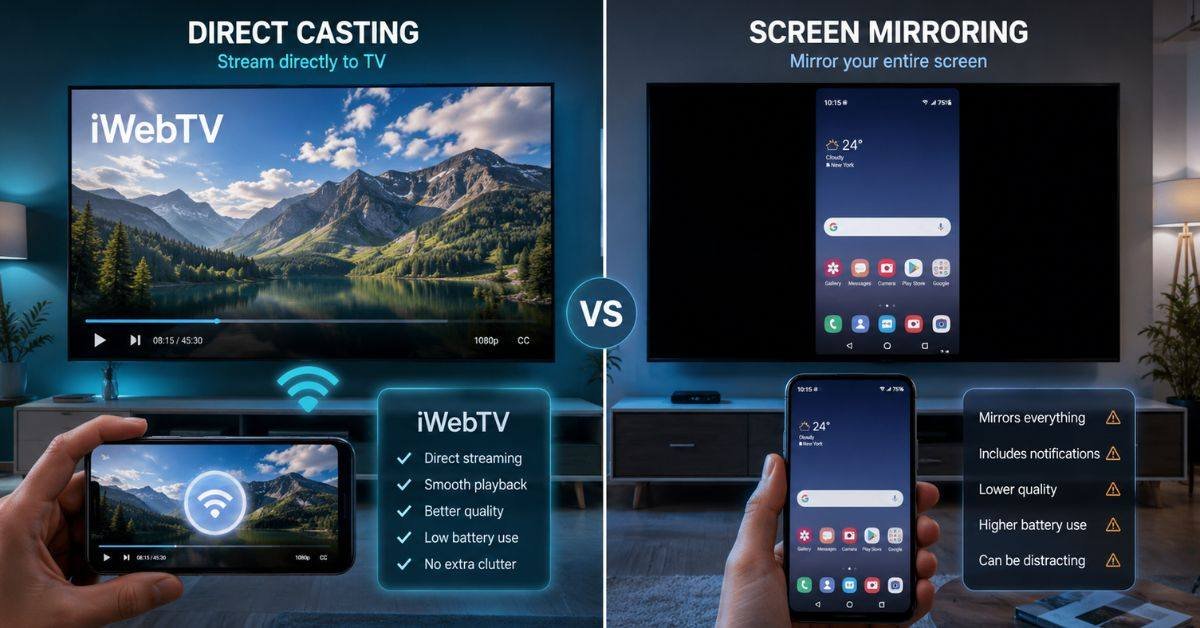 iWebTV Guide: Cast Web Videos Smoothly