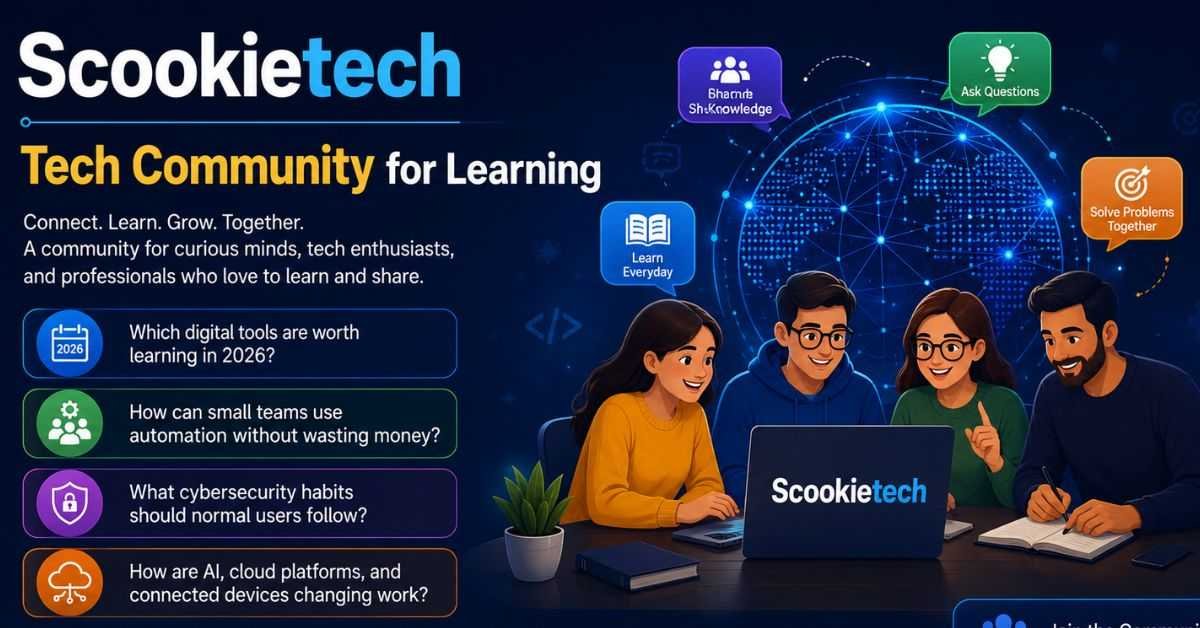 Scookietech: Tech Blog and Community Hub